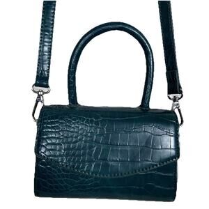 Urban Outfitters Urban Lily Mini Top Handle Crossbody Faux Croc Bag